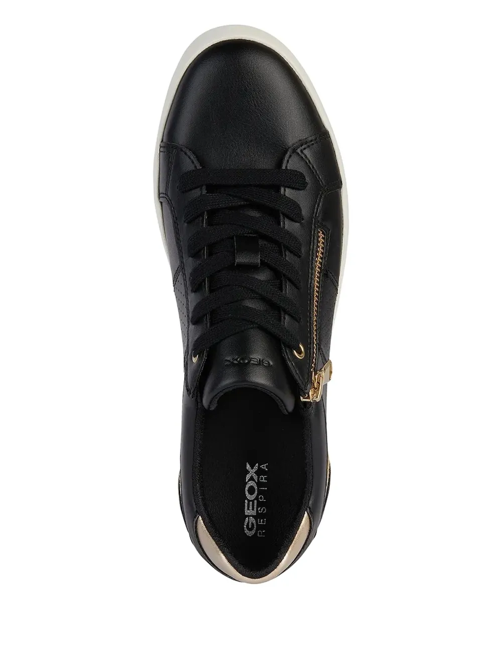Geox Blomiee leather sneakers Black