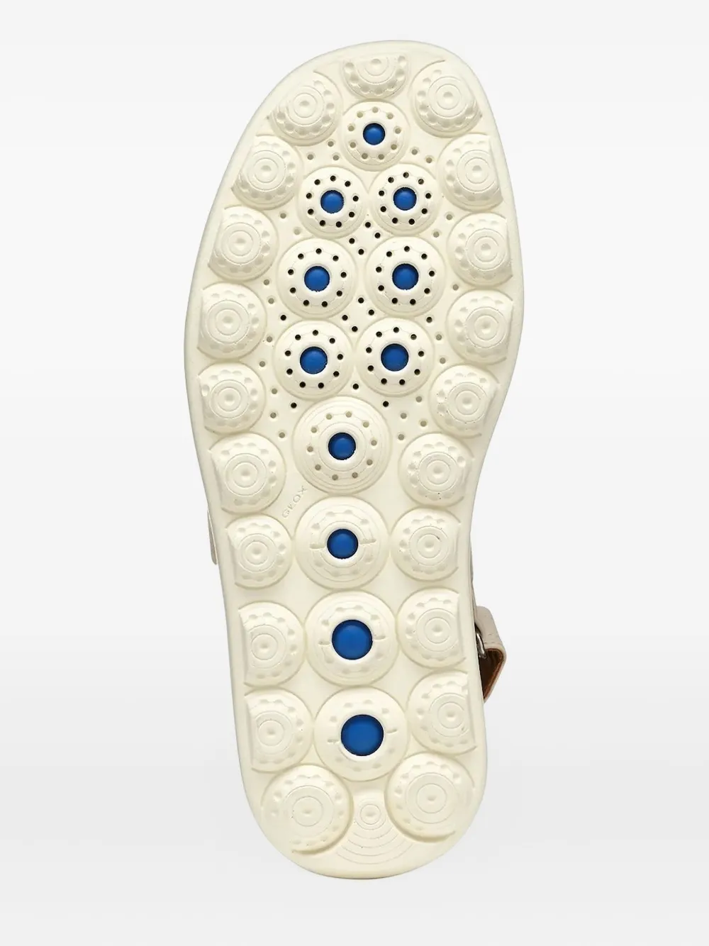 Geox Double-strap Platform Sandals In Neutral