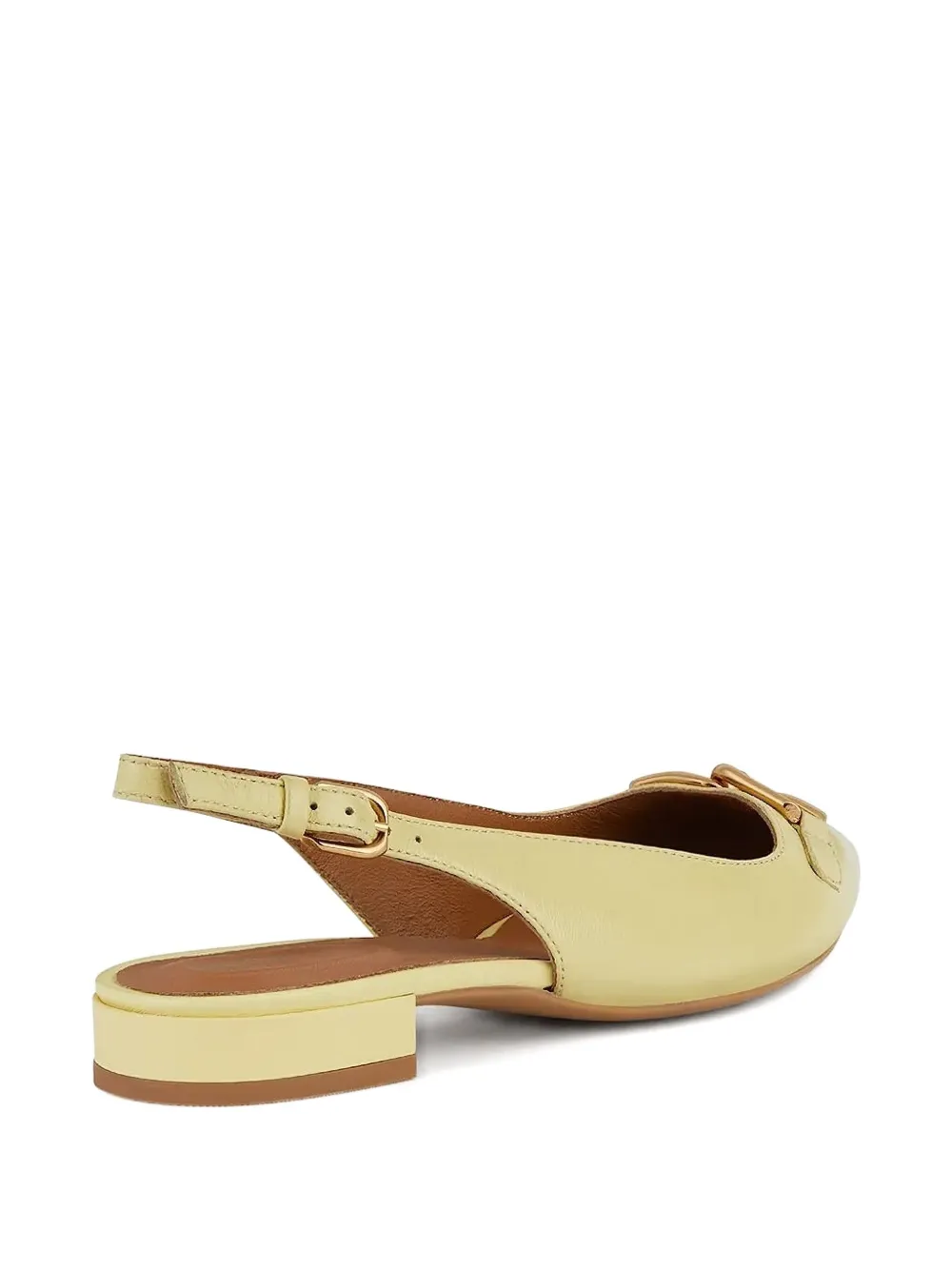 Geox Charyssa slingback flat pumps Yellow