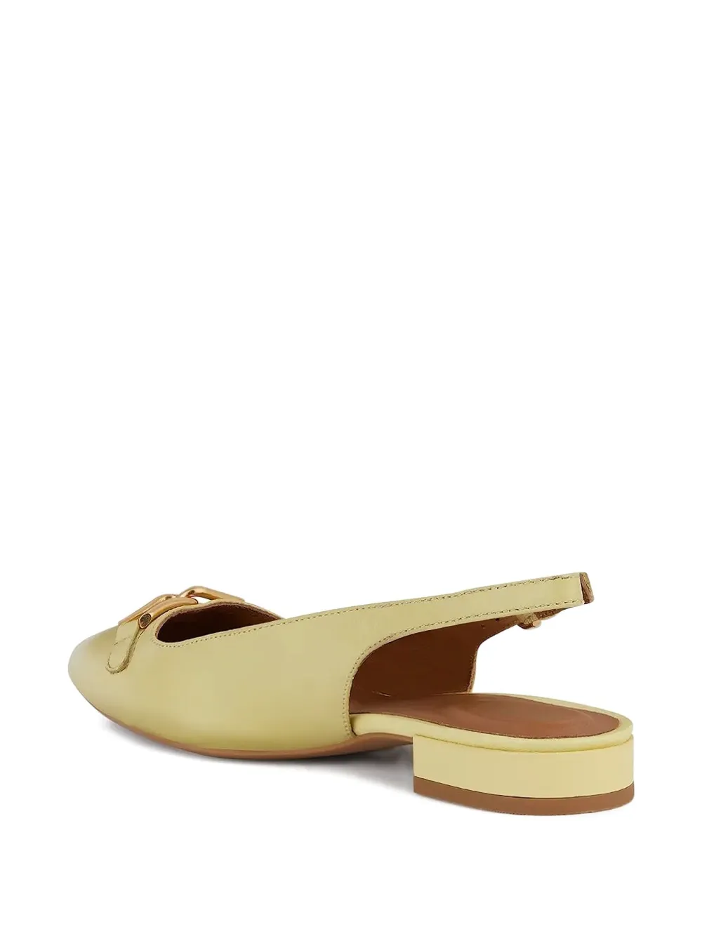 Geox Charyssa slingback flat pumps Yellow