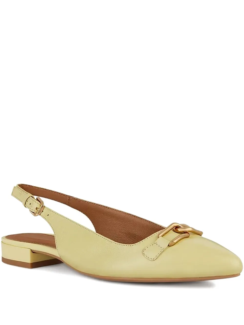 Geox Charyssa slingback flat pumps Yellow