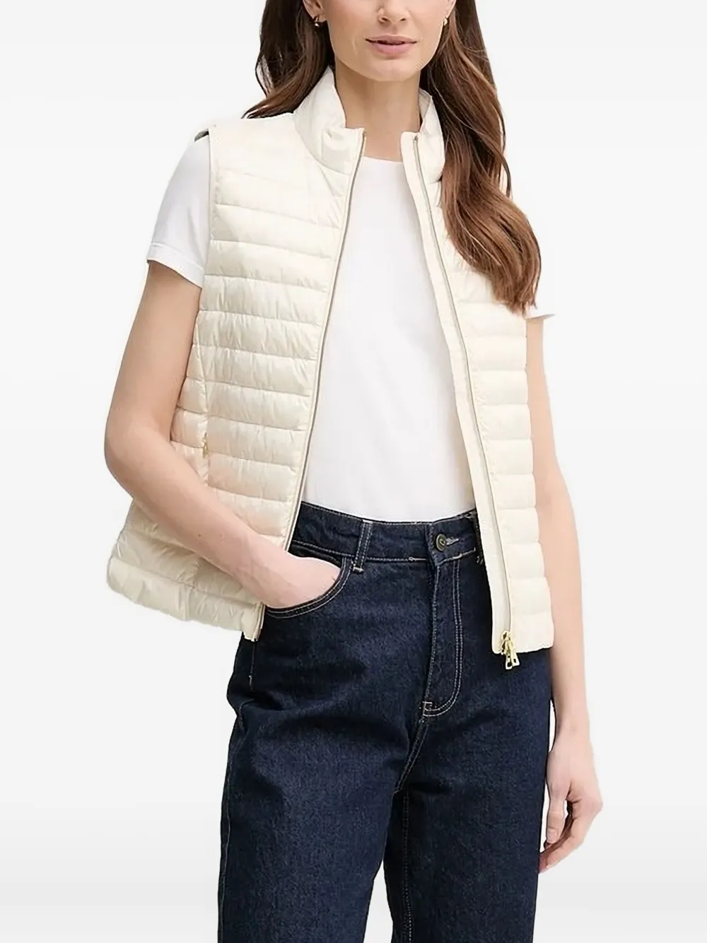 Geox Jaysen quilted zip-front vest F1819