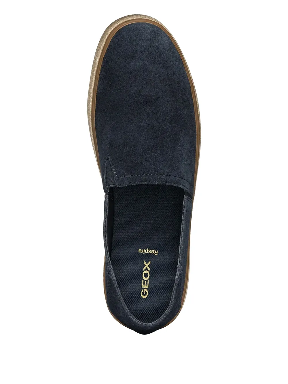Geox Suède espadrilles Blauw