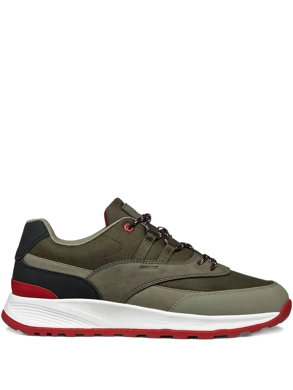 Geox Terrestre panelled lace-up sneakers Green