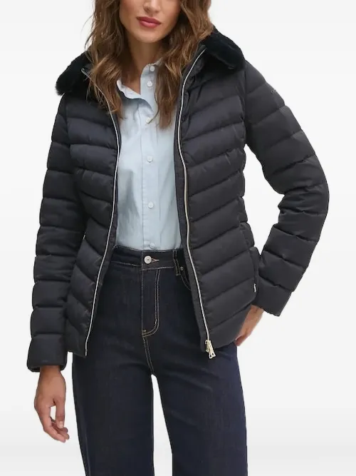 Veste bomber matelassée à plaque logo - Geox - Modalova