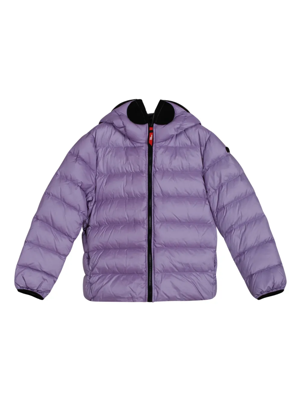 AI Riders On The Storm Piumino trapuntato con cappuccio - Viola