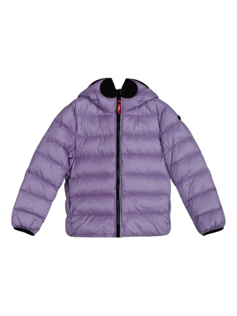 AI Riders On The Storm quilted hooded jacket