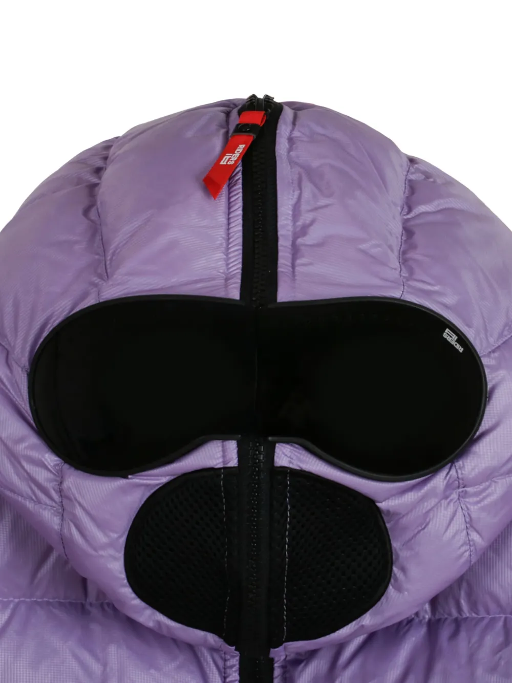  Ai Riders On The Storm Quilted Hooded Jacket - Purple 