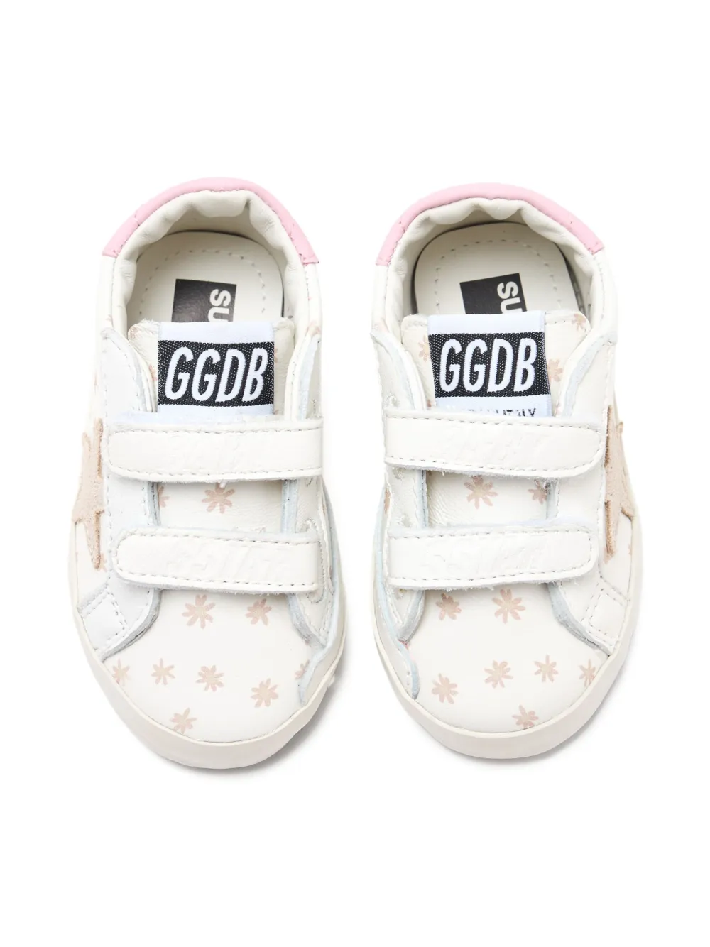 Golden Goose Kids Super Star flower-print sneakers | Girls Shoes | Image 2
