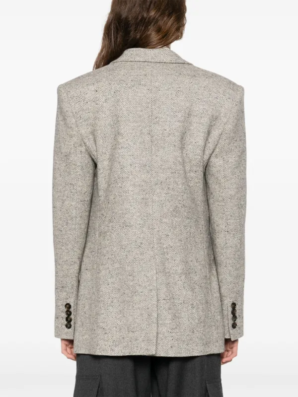 STELLA McCARTNEY カジュアルジャケット グレー 2318625M0028 Stella McCartney シングルジャケット | グレー | FARFETCH JP
