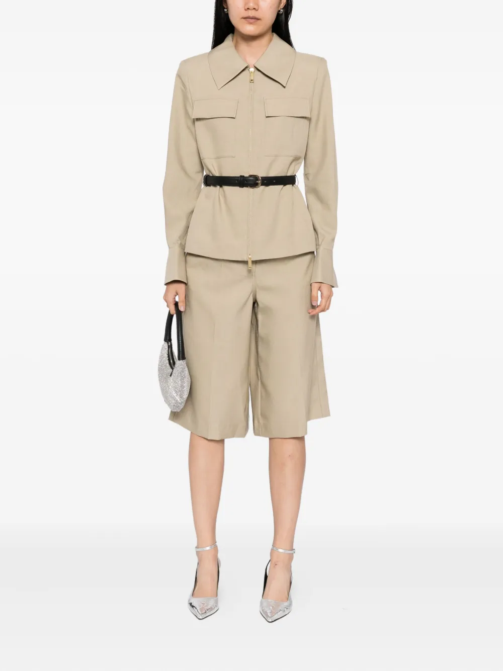 Self-Portrait twill playsuit | Playsuits | Image 2