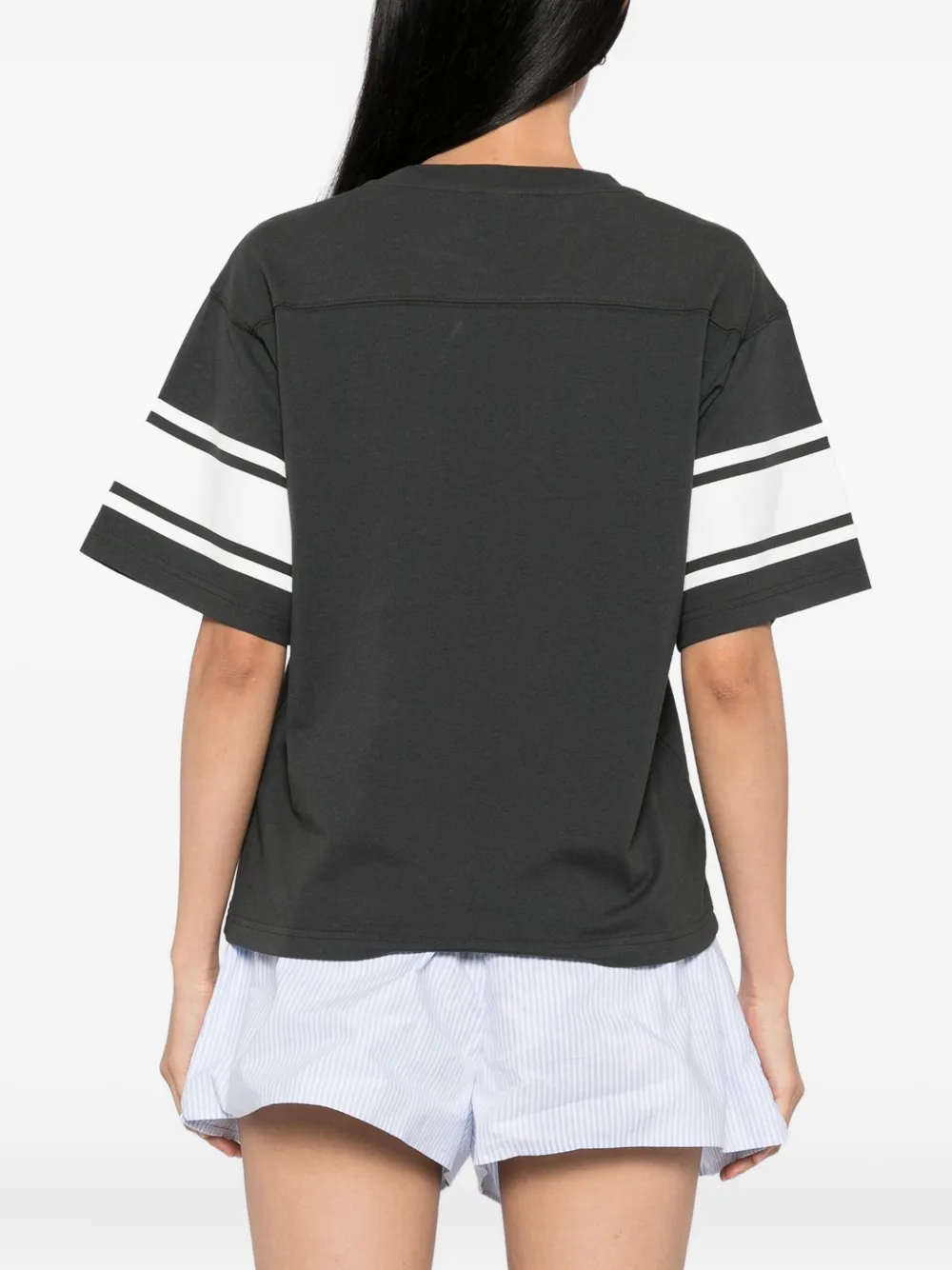Sporty & Rich T-shirt met logoprint Grijs