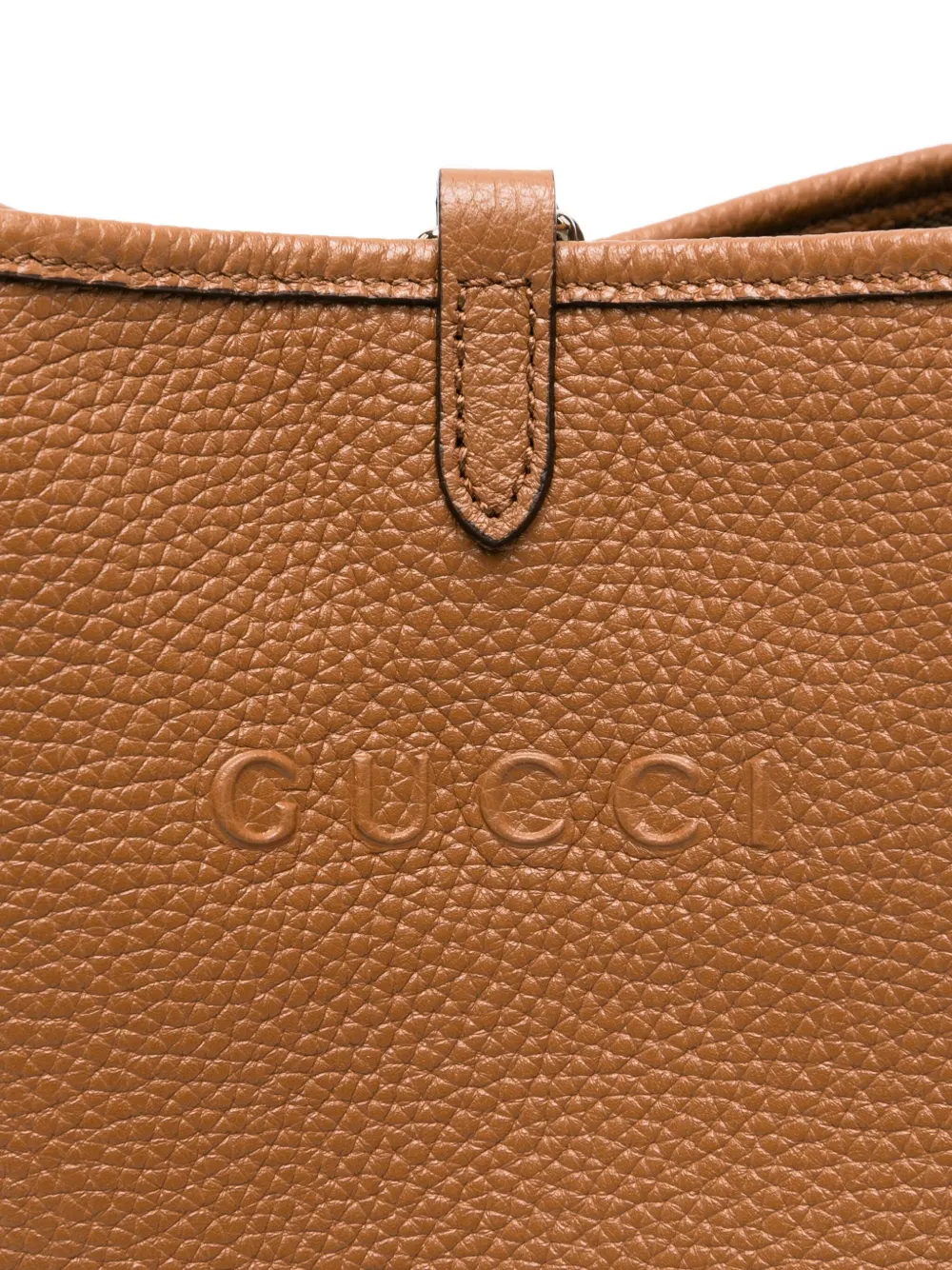 Gucci leather tote bag Bruin