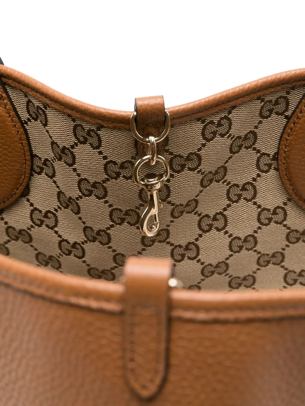 Gucci leather tote bag Bruin