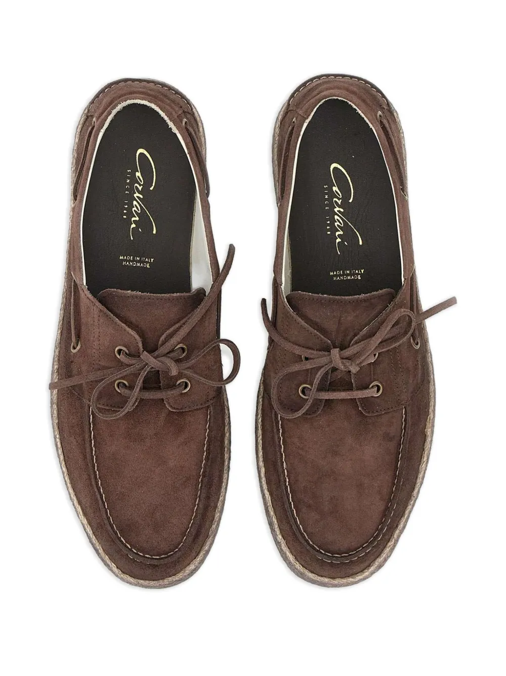 corvari 1933 suede loafers Brown