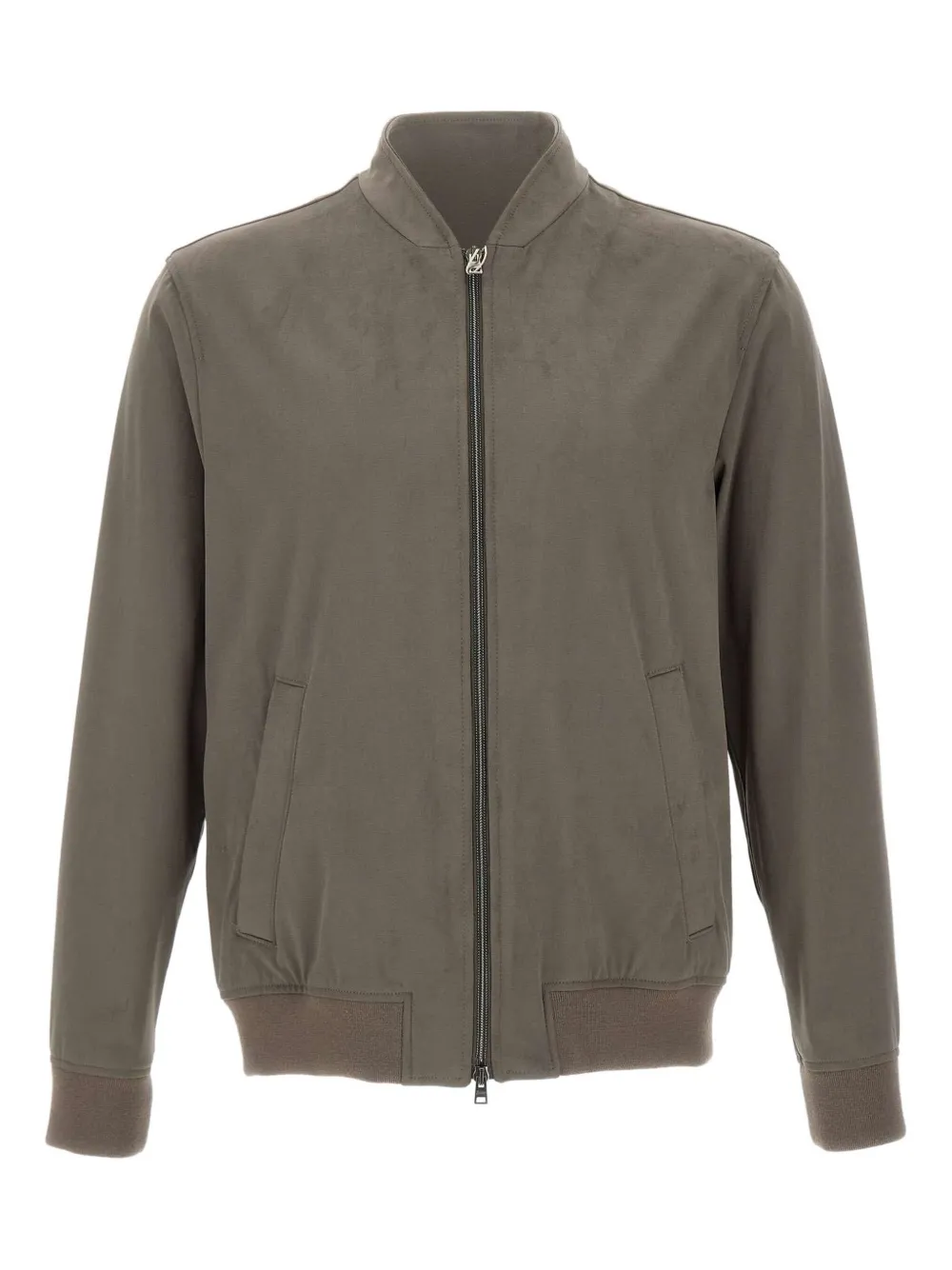 Herno zip-fastening bomber jacket Grijs