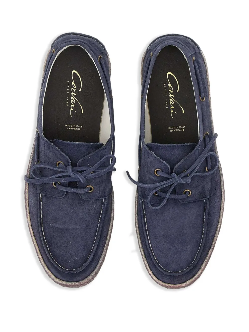 corvari 1933 Velour loafers Blue