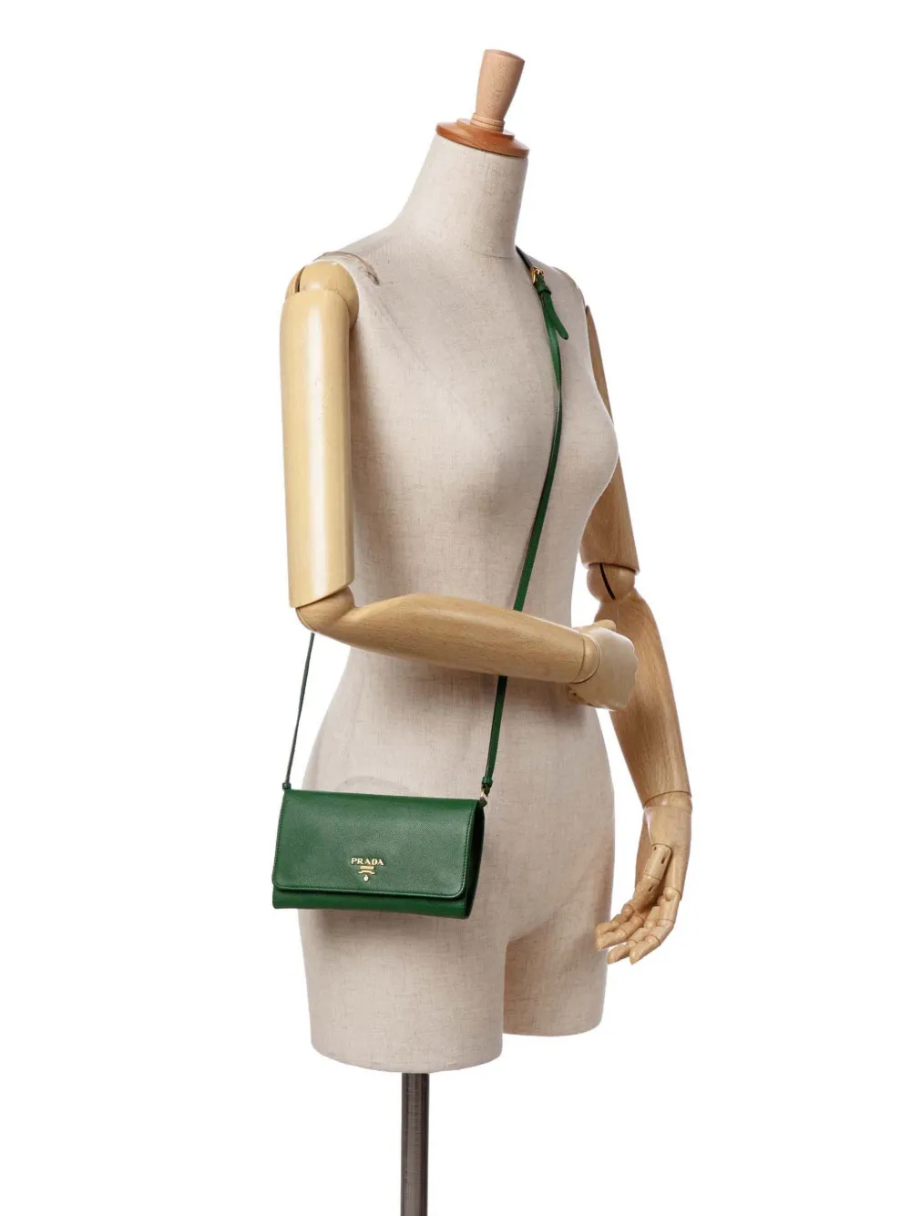 Prada Pre-Owned 2000-2024 Saffiano Wallet on Strap crossbody bag | Pre-Owned | Image 2