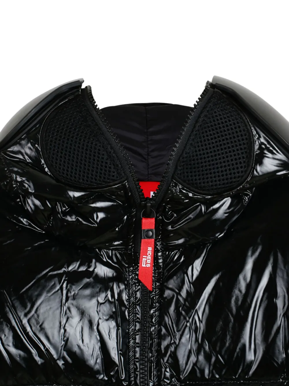  Ai Riders On The Storm Hooded Puffer Jacket - Black 