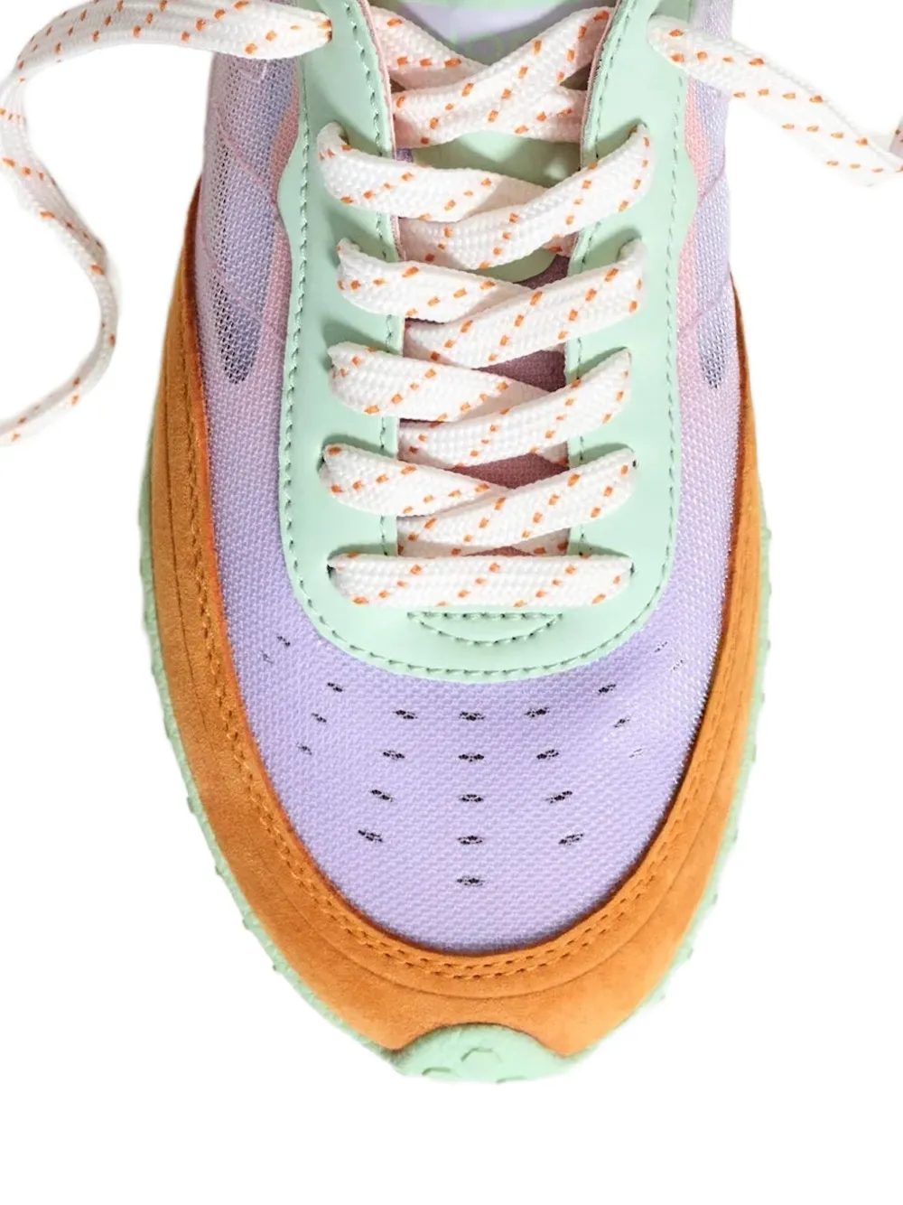 Hoff Parrot mesh panel suede sneakers Purple