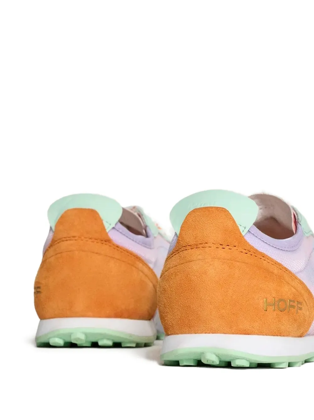Hoff Parrot suède sneakers met mesh vlak - Paars