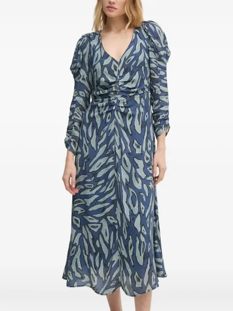 Hoss Intropia abstract-print midi dress