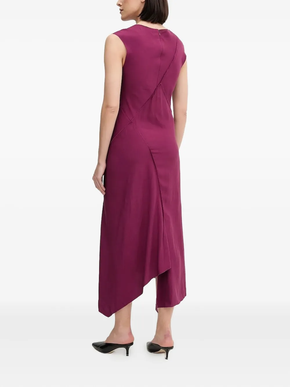 Hoss Intropia Asymmetrische midi-jurk - Paars