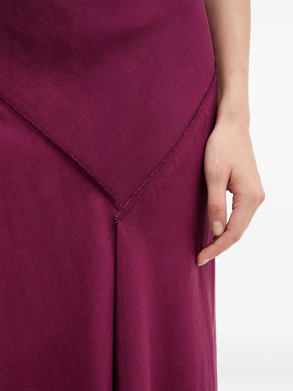 Hoss Intropia Asymmetrische midi-jurk Paars