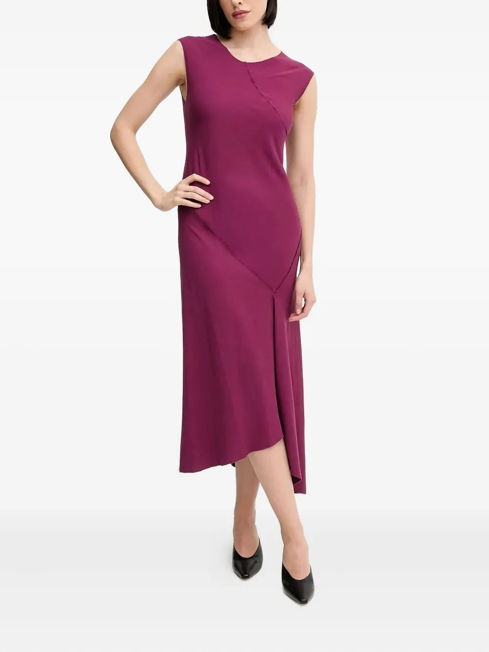 Hoss Intropia Asymmetrische midi-jurk Paars