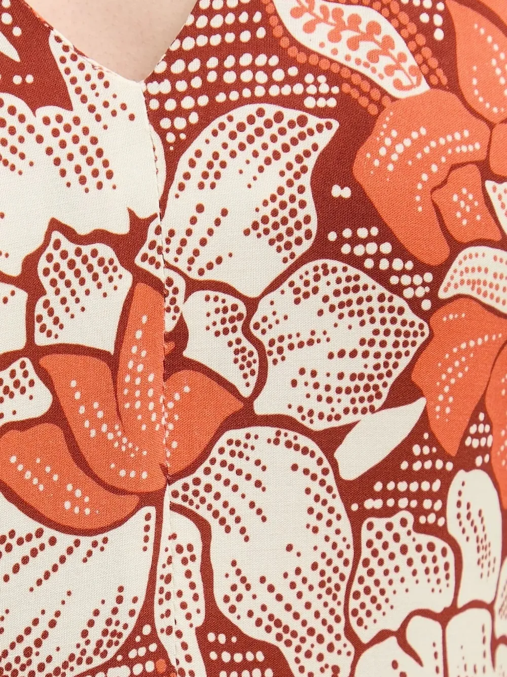 Hoss Intropia Maxi-jurk met bloemenprint Bruin