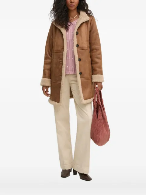 Hoss Intropia button-fastening fleece-lined jacket