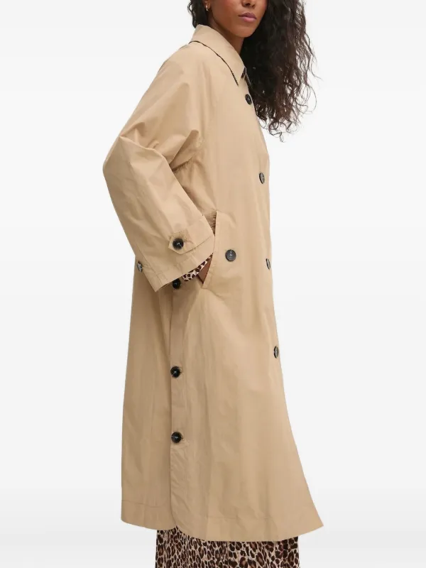 Hoss Intropia button-fastening Coat Neutrals FARFETCH