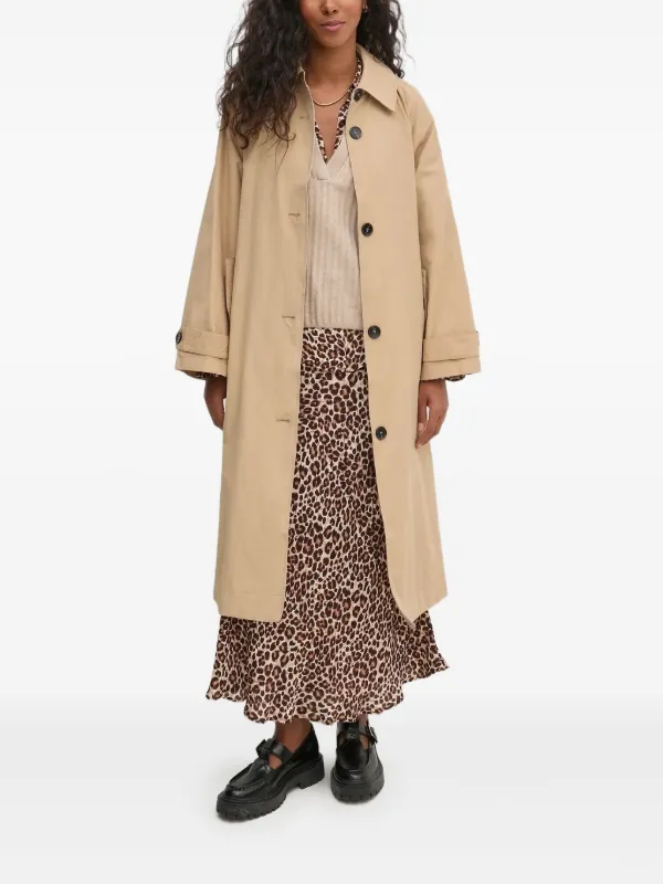 Hoss Intropia Abrigo Con Botones Neutro FARFETCH EC