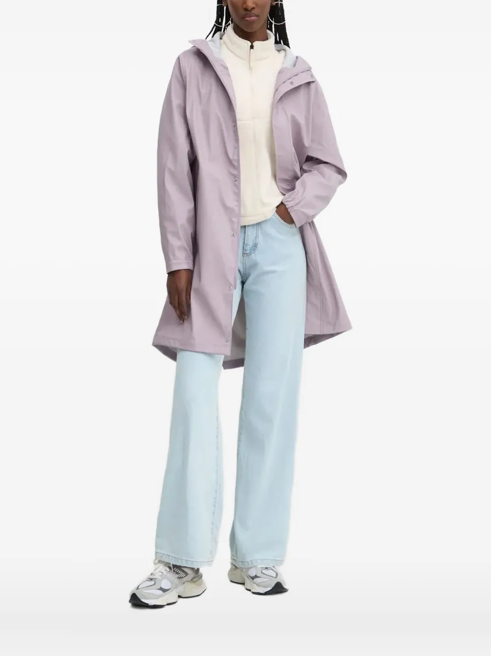 Herschel Supply Co. hooded raincoat | Purple | Image 1