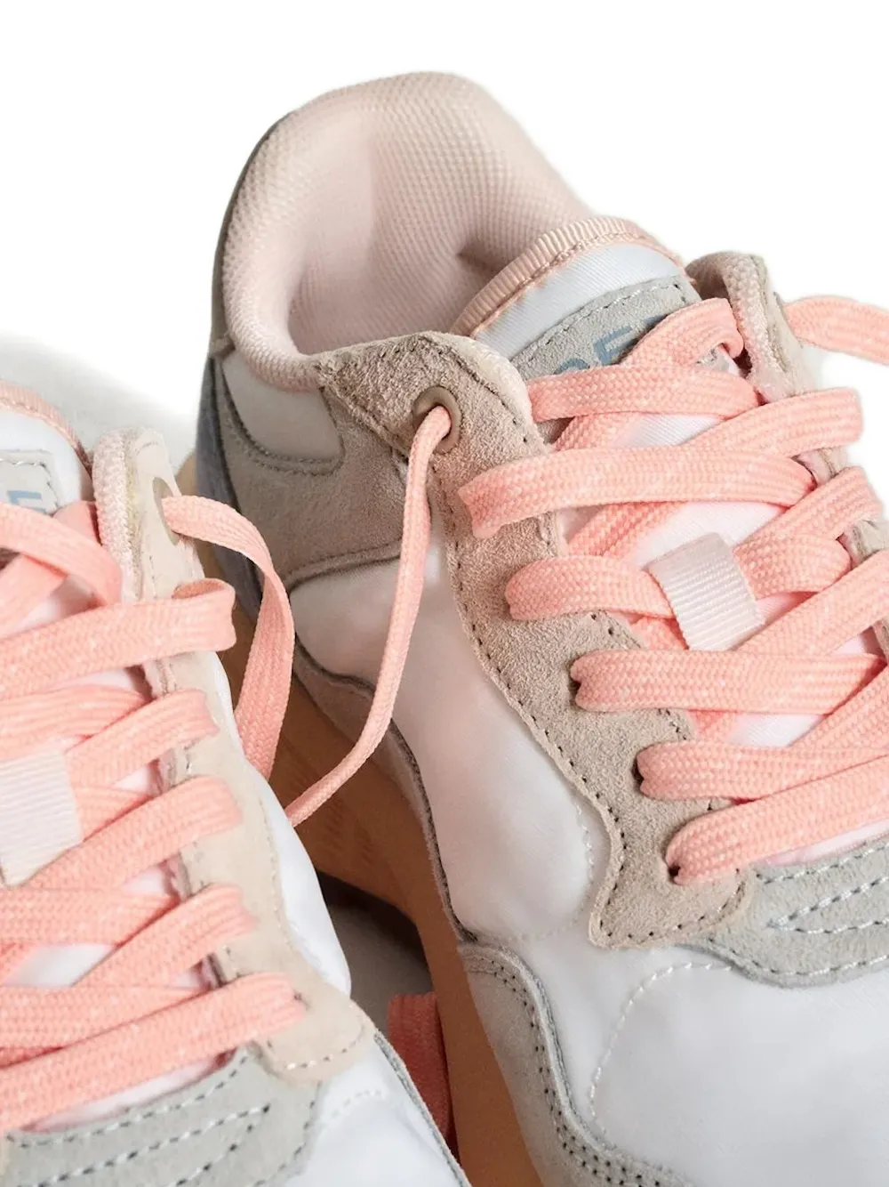 Hoff panelled lace-up low-top sneakers - Grijs