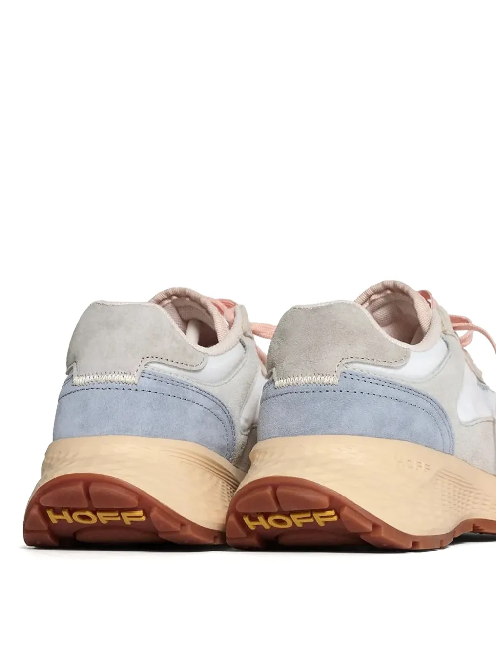 Hoff panelled lace-up low-top sneakers Grey