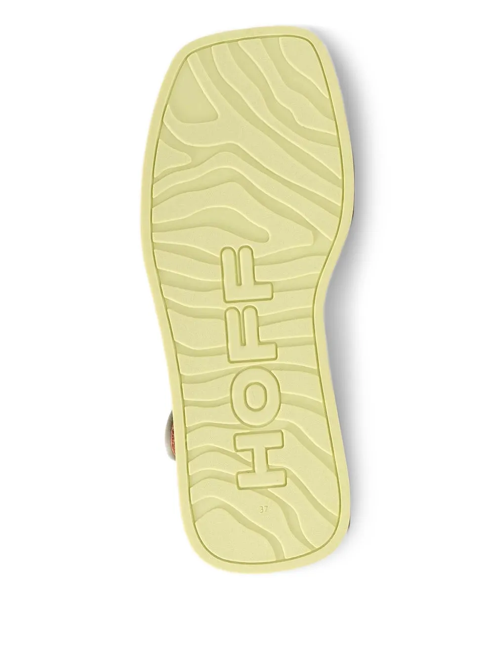 Hoff Deya Platform Double-strap Sandals In Black
