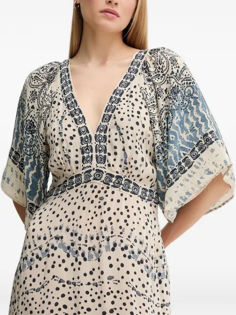 Hoss Intropia Amelia embroidered maxi dress