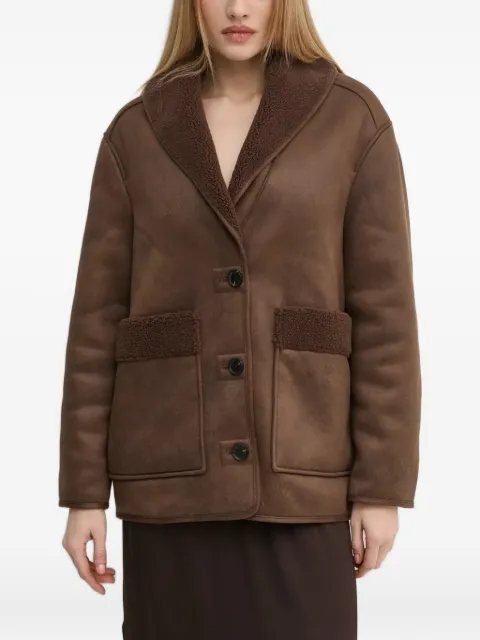 Hoss Intropia fleece-lined button jacket