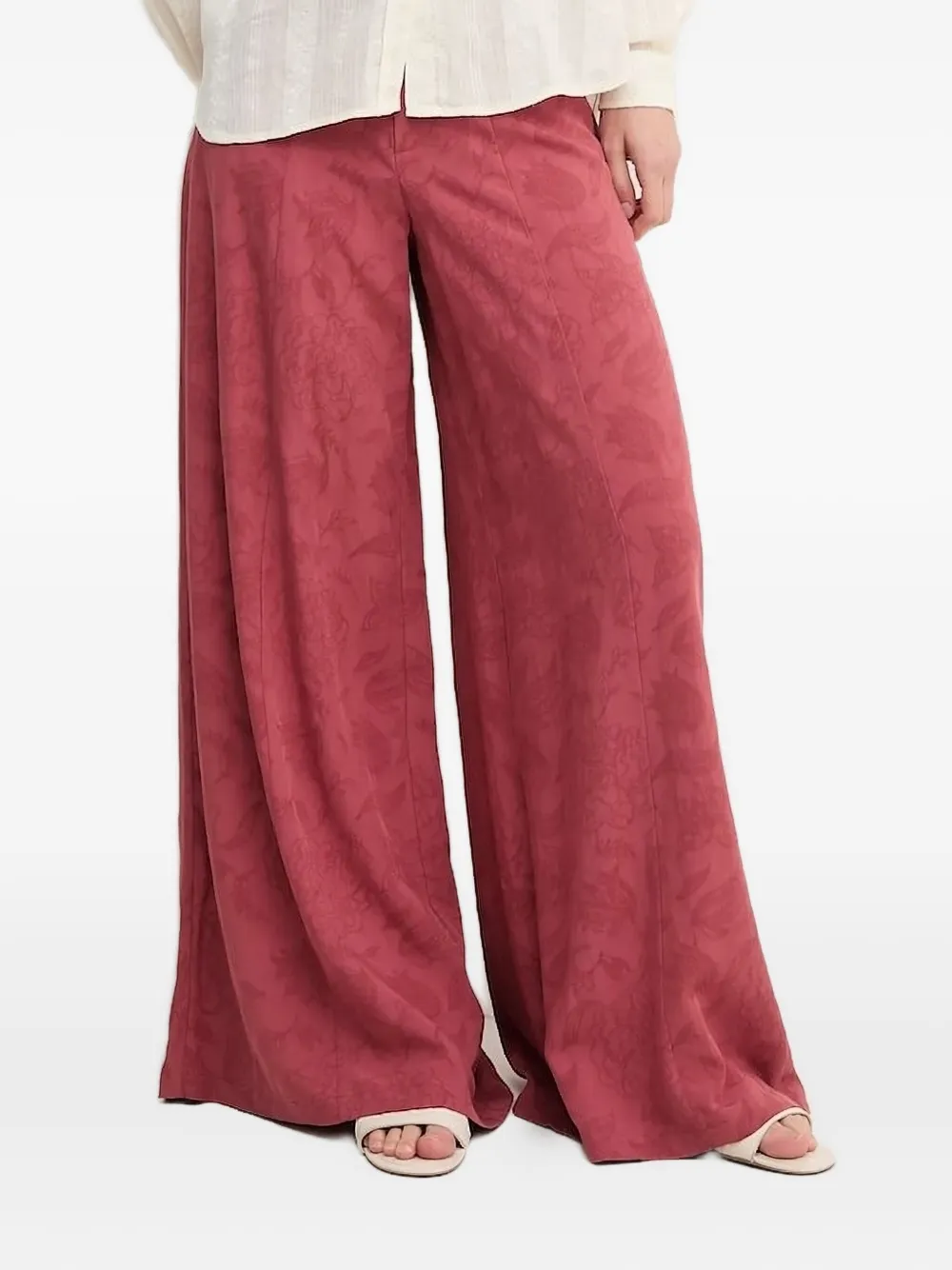 Hoss Intropia floral-embroidered trousers | Pink | Image 1