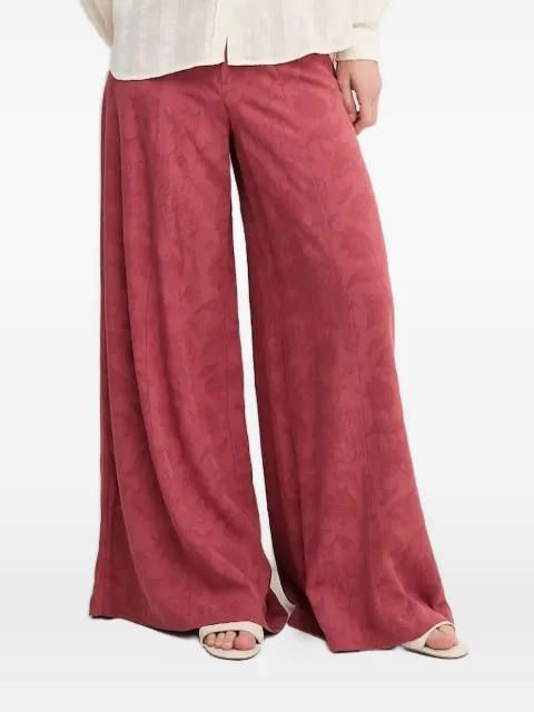 Hoss Intropia floral-embroidered trousers