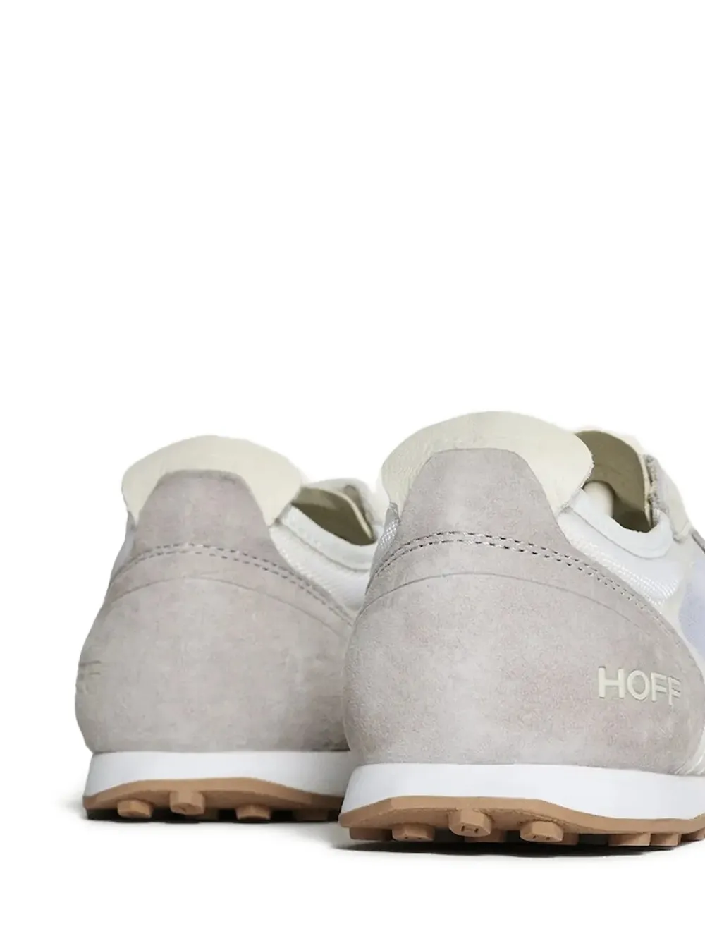 Hoff Mockingbird suède leren sneakers met mesh Grijs