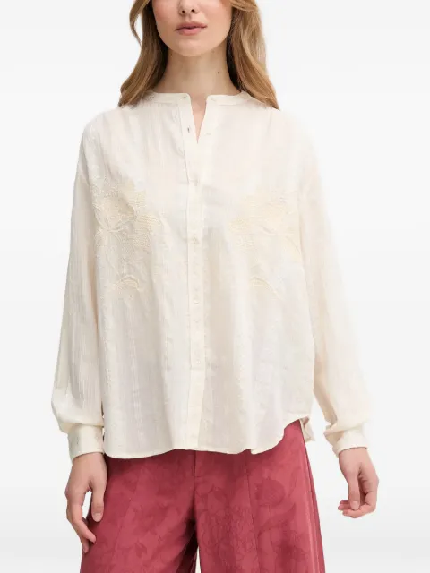 Hoss Intropia floral-embroidered blouse
