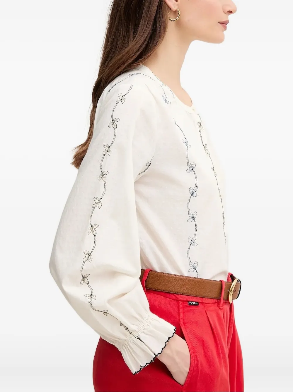 Hoss Intropia embroidered-flowers blouse | Blouses | Image 2