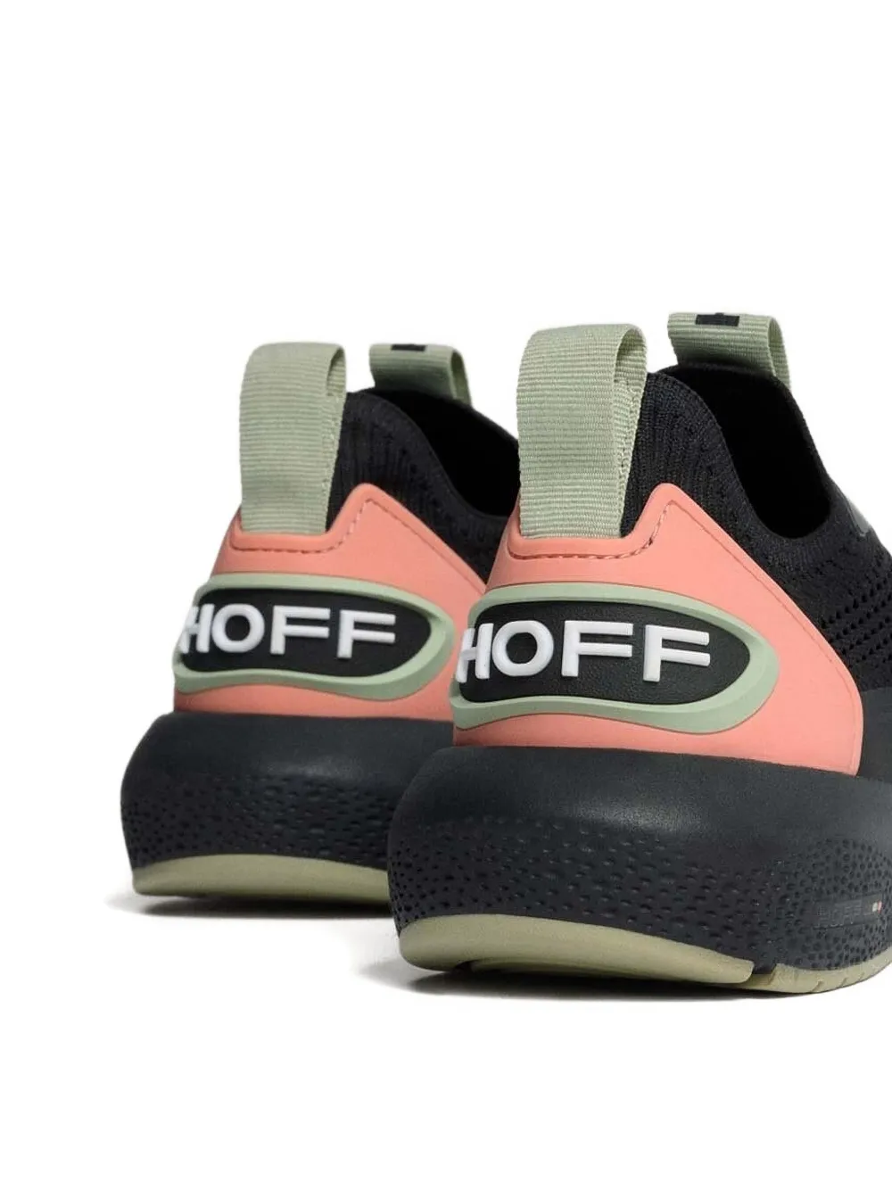 Hoff Knit Lace-up Sneakers In Black