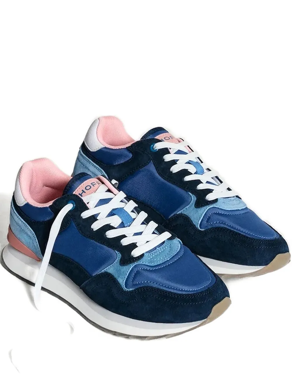 Hoff panelled suede sneakers Blue