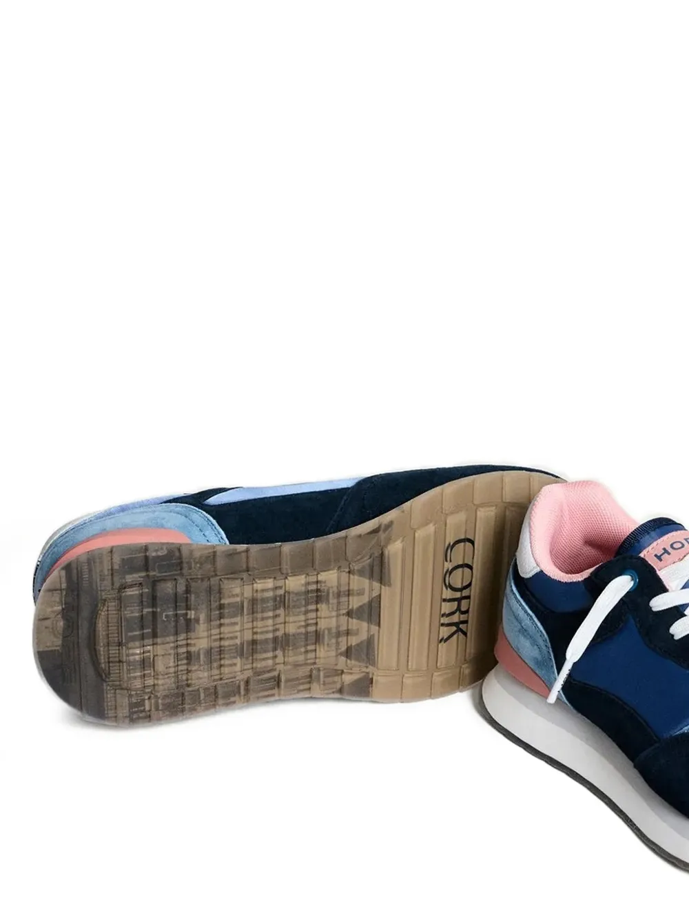 Hoff panelled suede sneakers Blue