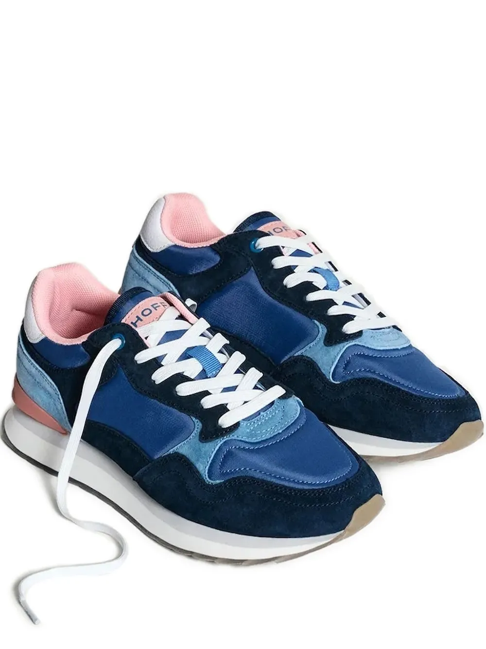 Hoff panelled suede sneakers Blue