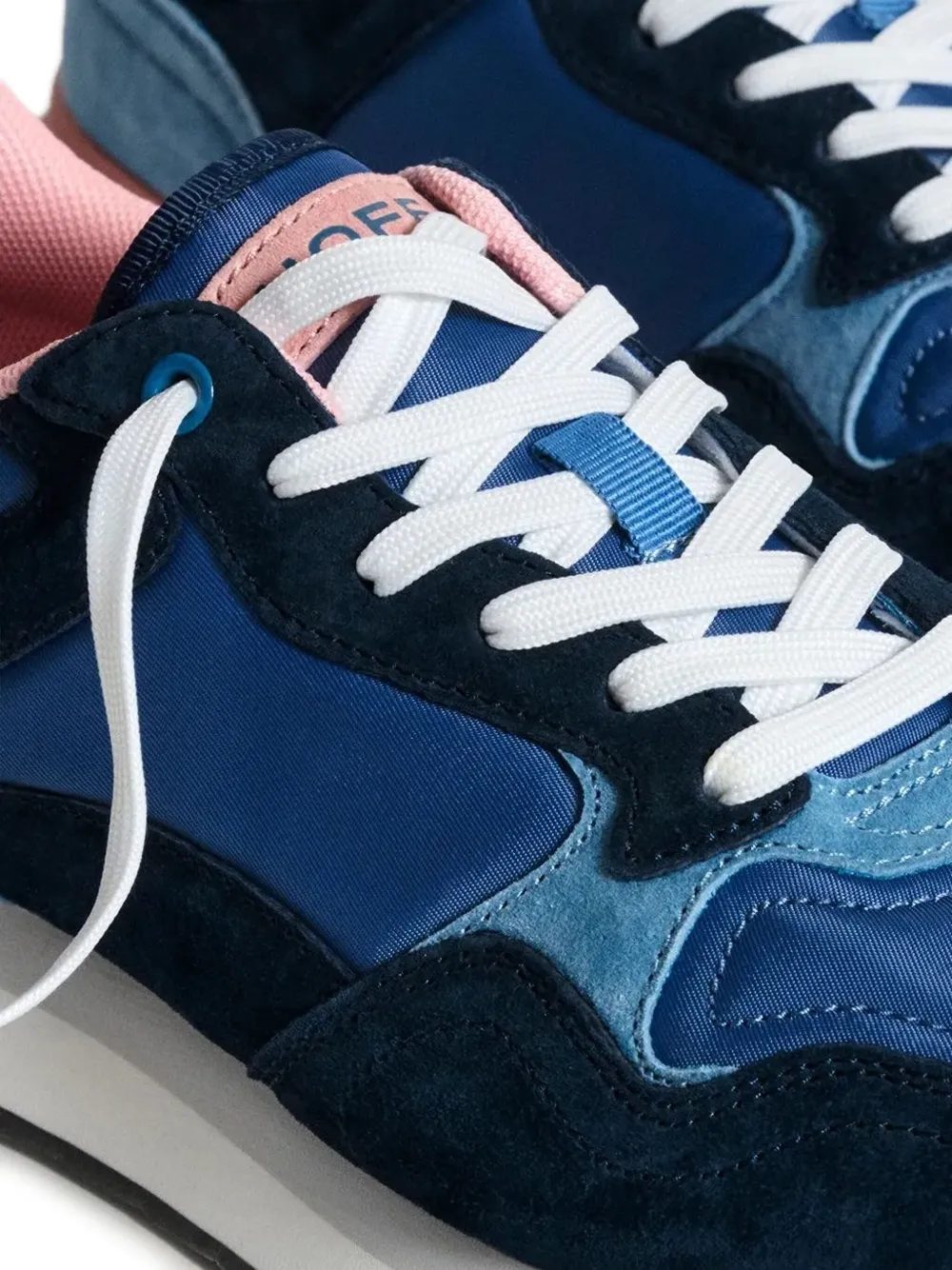 Hoff panelled suede sneakers Blue