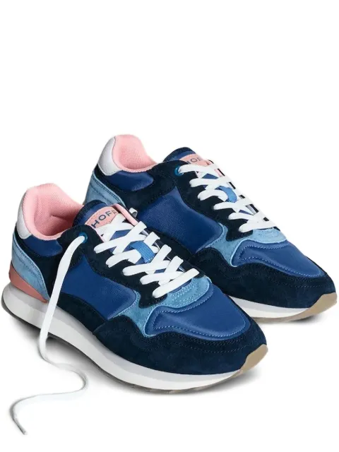 Hoff panelled suede sneakers